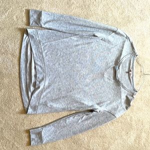 Juicy Couture Keyhole Hi Low Long Sleeve Shirt